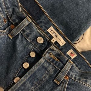 RE/DONE jeans double needle crop SARARI 26